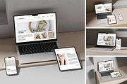 Multi Device Mockup, a Mac Mockup by Xelo Graph (Thumbnail 1 of 5)