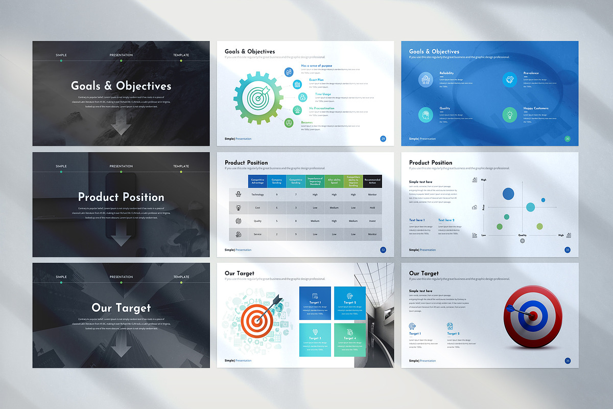 Simple Keynote Template, a Presentation Template by WhiteGraphic (Photo 6 of 16)