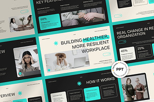 Mental Health in Workplace, a Presentation Template by FIBRINOSÄ