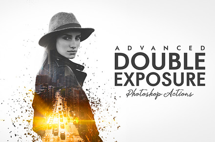 Advanced Double Exposure Ps Action, a Plug-in Add-On by FixThePhoto