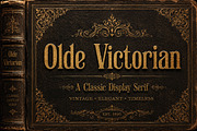 Olde Victorian, a Sans Serif Font by Wow Magic (Thumbnail 3 of 4)