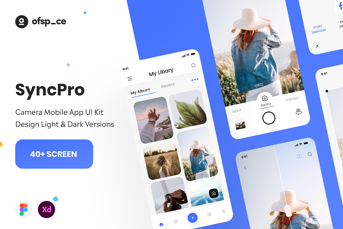 SyncPro-Camera App UI Kit, an App Template by Ofspace Digital Agency (Photo 1 of 4)