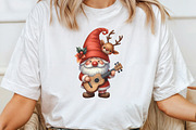 Christmas Gnome Musicians PNG, an Illustration by CraftArtStudio (Thumbnail 4 of 6)