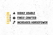 Thunder - Industrial Typeface, a Sans Serif Font by HipFonts (Thumbnail 2 of 8)
