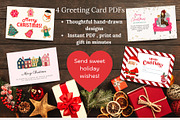 Cozy Christmas Aesthetic Bundle, an Illustration by Sabadesignz (Thumbnail 4 of 8)