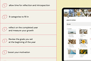 Years in review - Notion template, an App Template by Iasan Design (Thumbnail 3 of 6)