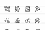 25 Digital Identity Icons, an Outline Icon by IconBunny (Thumbnail 2 of 2)