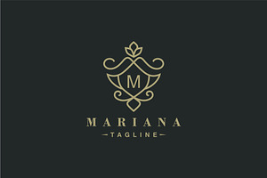 Crest Monogram Logo