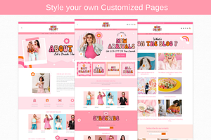 Pink Retro Shopify Store Template