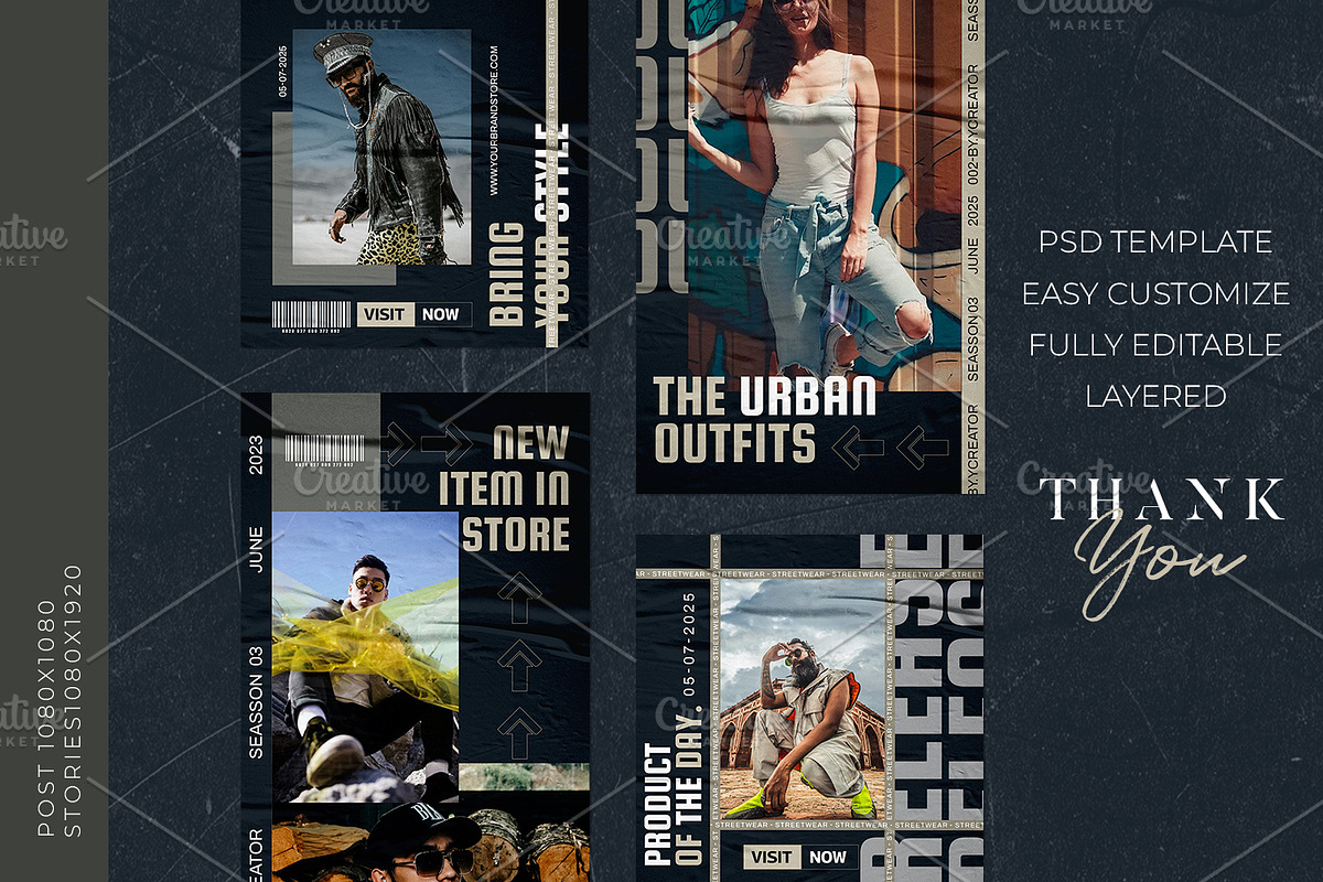 Hype Instagram Template - Spamed, a Social Media Template by Gibcreat (Photo 4 of 4)