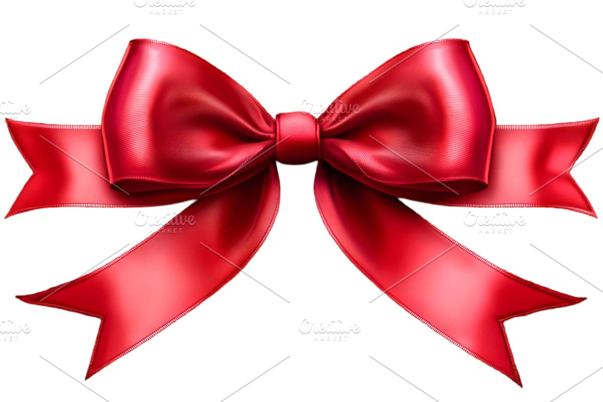 Bows Shiny Satin Ribbon Png, an Object Graphic by VetalStock (Photo 2 of 4)