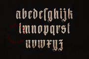 Avestrava Plain, a Blackletter Font by ilhamtaro (Thumbnail 8 of 11)