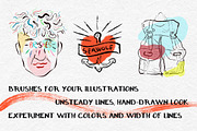 Dry Ink Brushes, a Brush Add-On by Guerillacraft (Thumbnail 4 of 5)