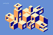 Blockscape - Isometric Shapes, an Object Graphic by Léo Alexandre (Thumbnail 11 of 18)