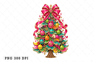 Glitter Christmas Coquette Png