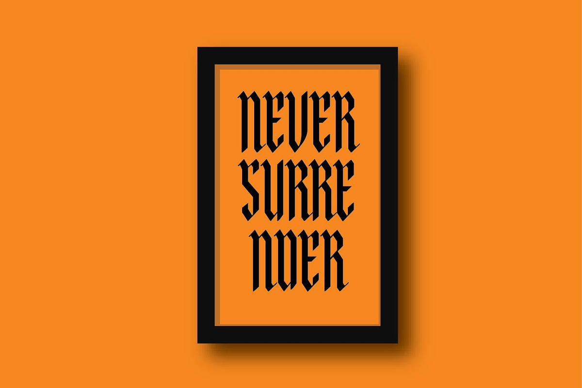 Malegroth - Tall Blackletter Fonts preview 7