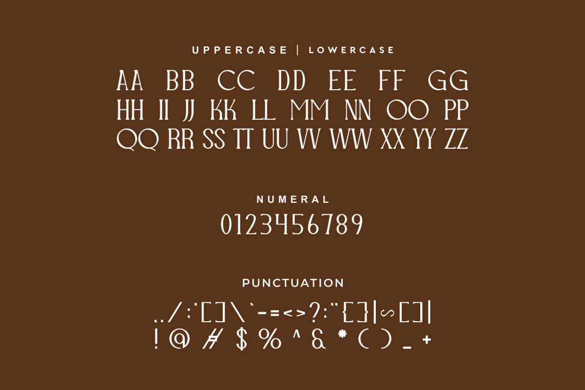 Qeogoos - Modern Logo Font, a Serif Font by Iqsiart Studio (Photo 6 of 8)