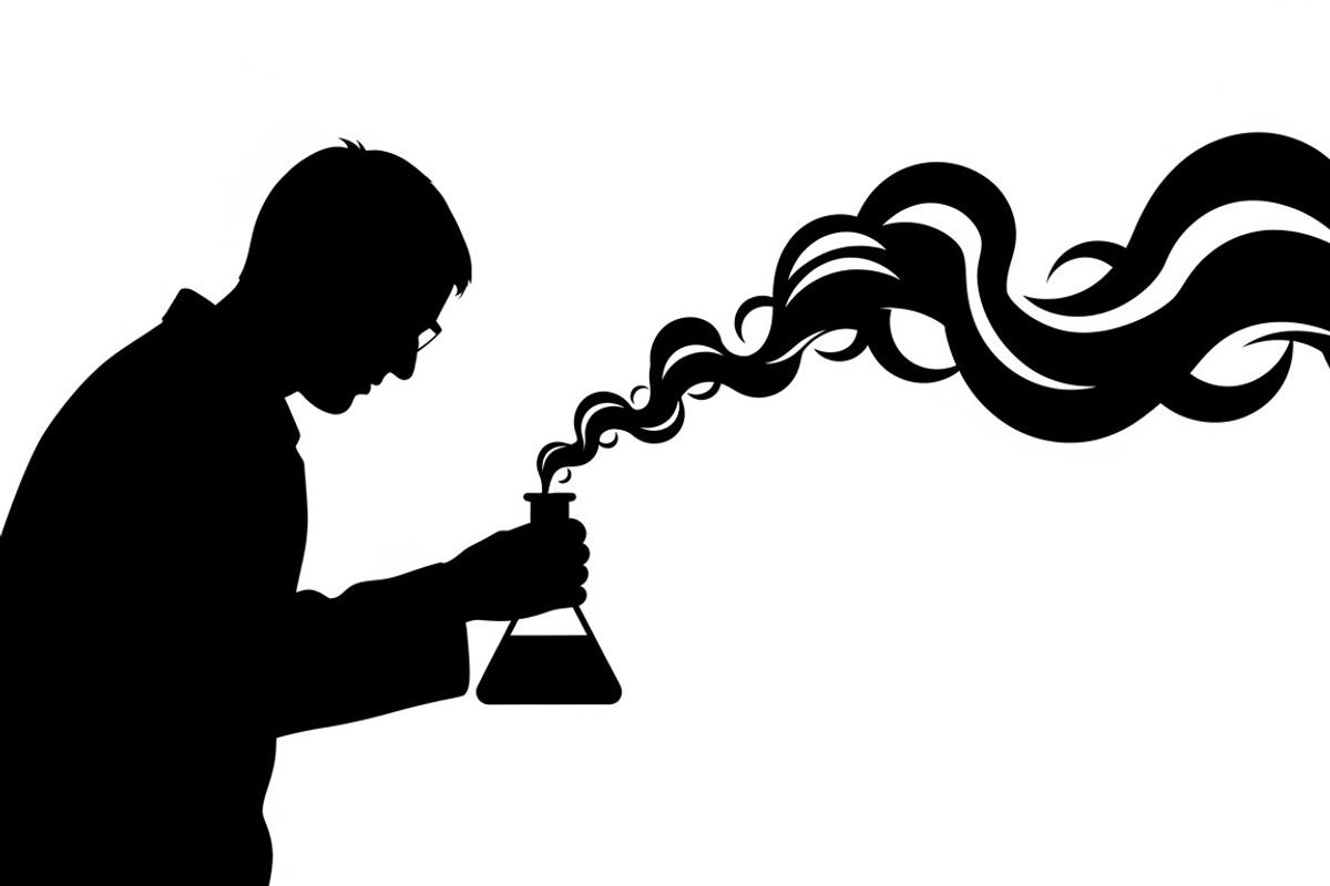This Scientist Lab Silhouettes, an Illustration by Amazin_art (Photo 13 of 22)