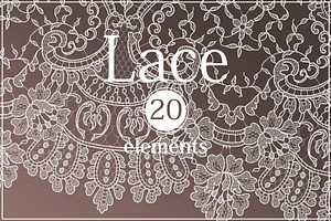 Lace Seamless Ribbons, Frames.