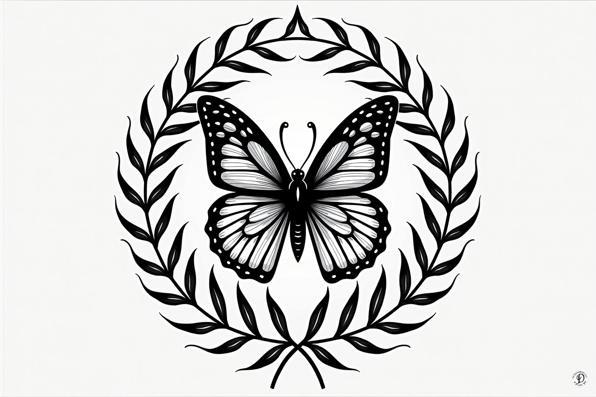 Elegant Butterfly Set, an Illustration by Gfx_Store (Photo 8 of 9)