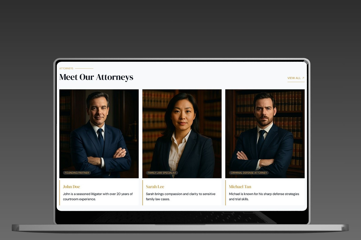LawOne - Law Firm Framer Template, an UI Kit Template by Frameko (Photo 2 of 4)