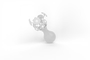 Cartoon Flower Vase Mockup, a Merchandise Mockup by Qaleb Studio (Thumbnail 2 of 2)