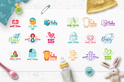 Cute Baby Shop Logo, a Graphic by Uniyok (Thumbnail 2 of 5)