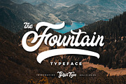 Fountain Type, a Script Font by Fortunes Co (Thumbnail 1 of 13)