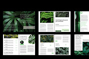 Botanical magazine design template, a Magazine Template by Shajib Shikder (Thumbnail 3 of 7)