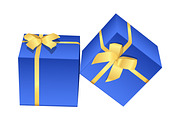 Blue Gift Box vector illustration, an Object Graphic by Ghagra (Thumbnail 2 of 4)