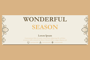 Abstract Floral Banner Template, a Marketing Template by sekitarief
