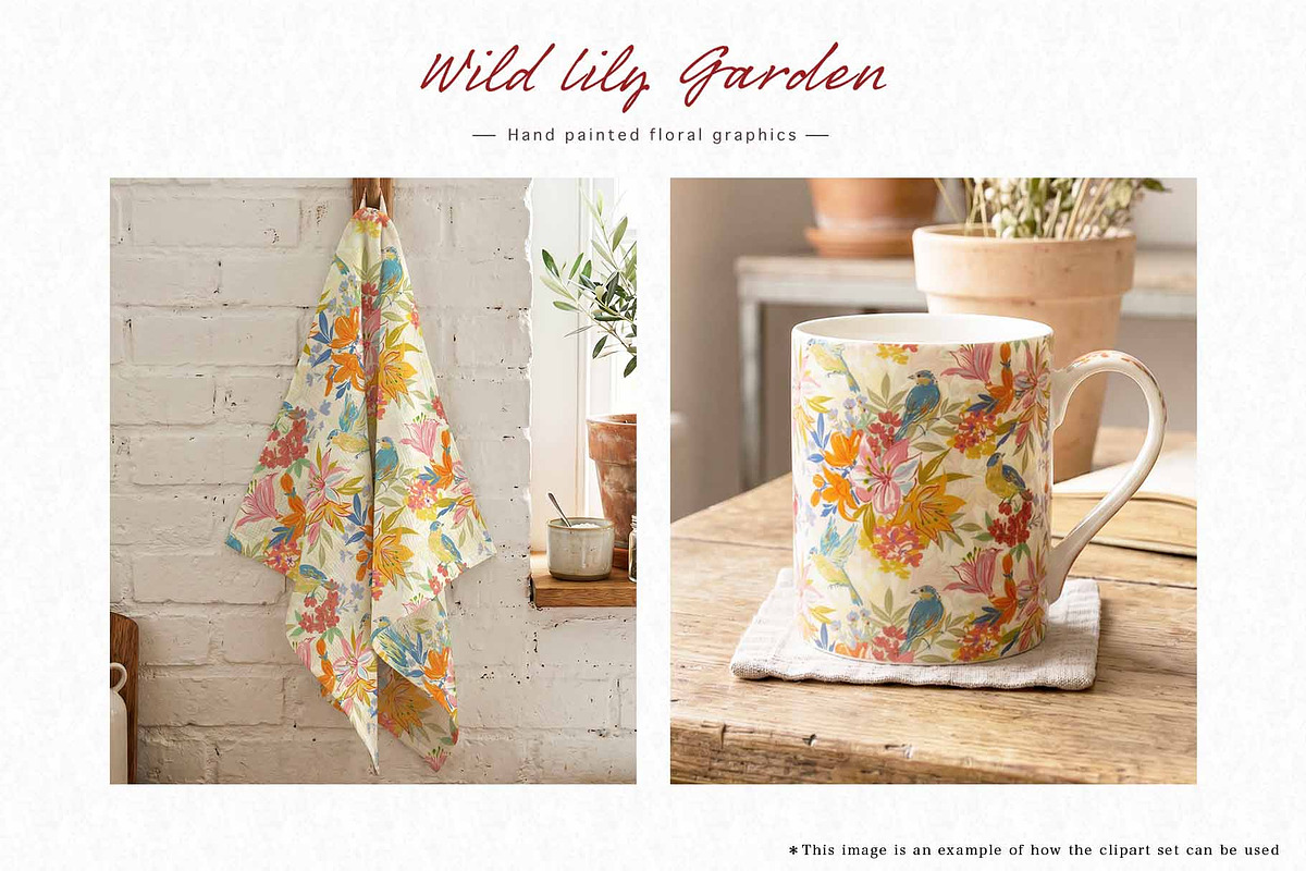 Wild Lily Garden Botanical Set, a Pattern Graphic by Sawango Designs (Photo 8 of 9)