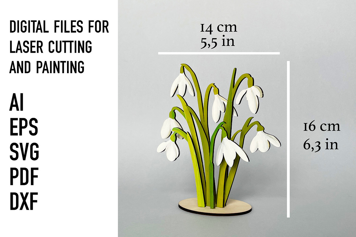 Snowdrops, an Object Graphic by HelloWood (Photo 3 of 3)