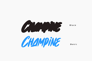 Champine Display Font