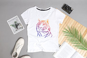 Tiger svg eps png pdf clipart, an Animal Illustration by Bila Vorona (Thumbnail 6 of 7)
