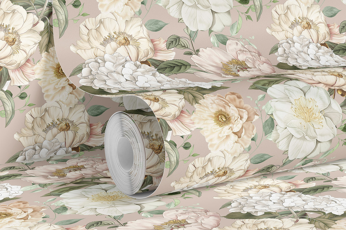 ANTIQUE BOTANICALS Vintage Flowers, a Decorative Illustration by Muse Artist (Photo 10 of 12)