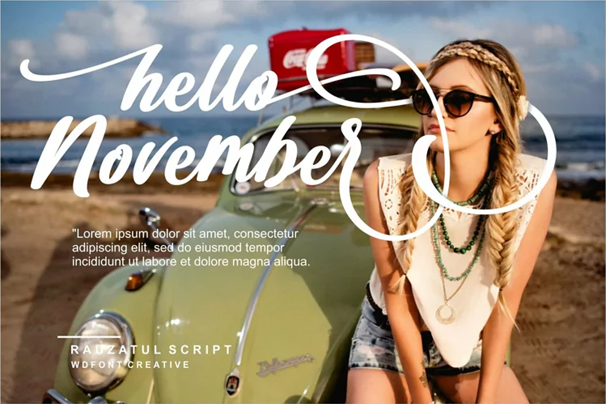 Rauzatul Script | Modern Stylish, a Script Font by WDfont (Photo 5 of 8)