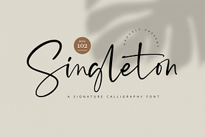 Singleton - Signature Font