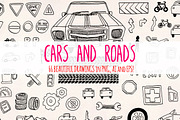 Cars and Road Transport Sketches, a Transportation Illustration by Violet LeBeaux (Thumbnail 1 of 3)