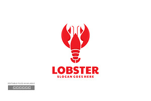 Lobster Simple Mascot Logo, a Branding & Logo Template by ivan_artnivora