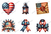 Watercolor Veterans Day Decoration, an Illustration by designcity5 (Thumbnail 2 of 5)