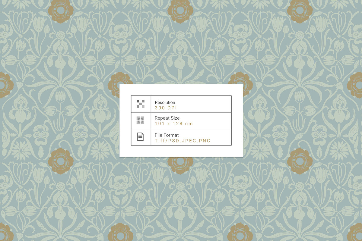 Papier Fleur, Vector Luxury Print!, a Wallpaper Graphic by Pink Linen (Photo 3 of 13)