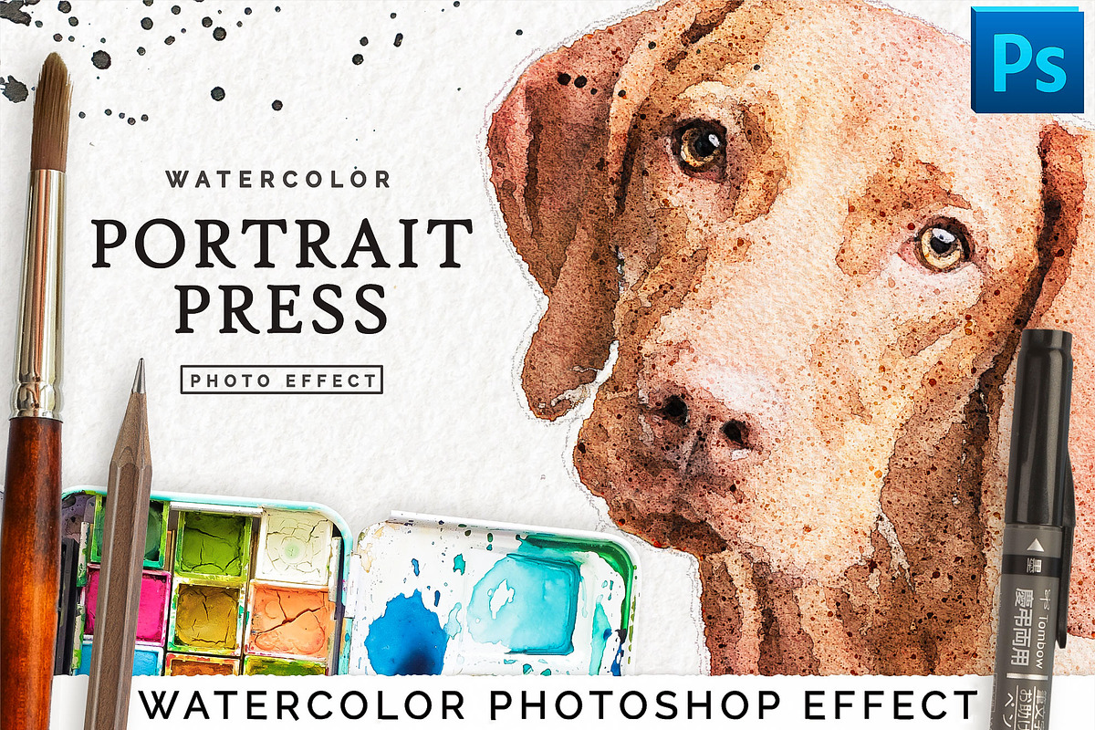 Watercolor Portrait Effect PRO, a Plug-in Add-On by Drifter Studio PrintShop (Photo 1 of 10)