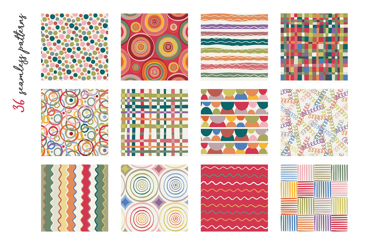Whimsy Patterns & Frames, a Background Graphic by Molly art (Photo 5 of 16)
