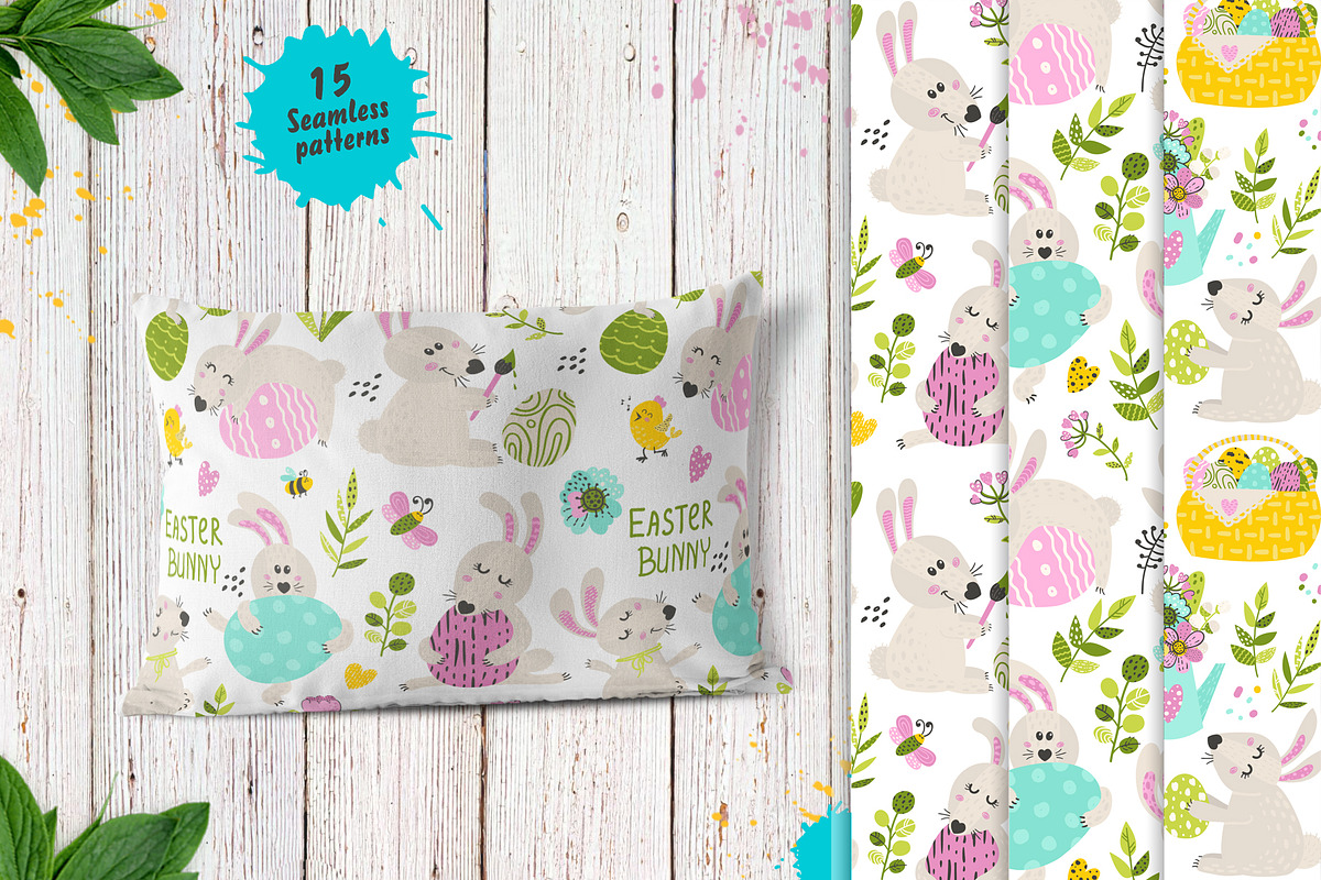 Spring and Easter patterns!, a Pattern Graphic by Nafanya (Photo 3 of 7)