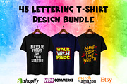 45 Motivational Quotes Design Bundle, a Graphic by ExpressTeesArt (Thumbnail 1 of 3)