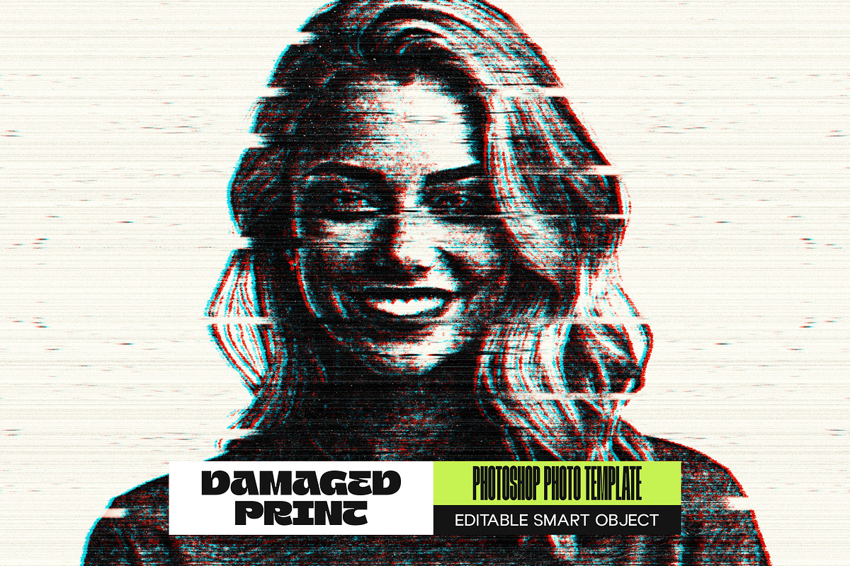 Damaged Print Photo Effect, a Brushes & More by dokudokunomi (Photo 1 of 8)