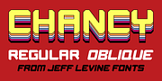 Chancy JNL, a Sans Serif Font by Jeff Levine Fonts (Thumbnail 1 of 5)