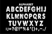Vintage Grunge - Distressed Font, a Sans Serif Font by KiddoGlyphs Studio (Thumbnail 6 of 6)