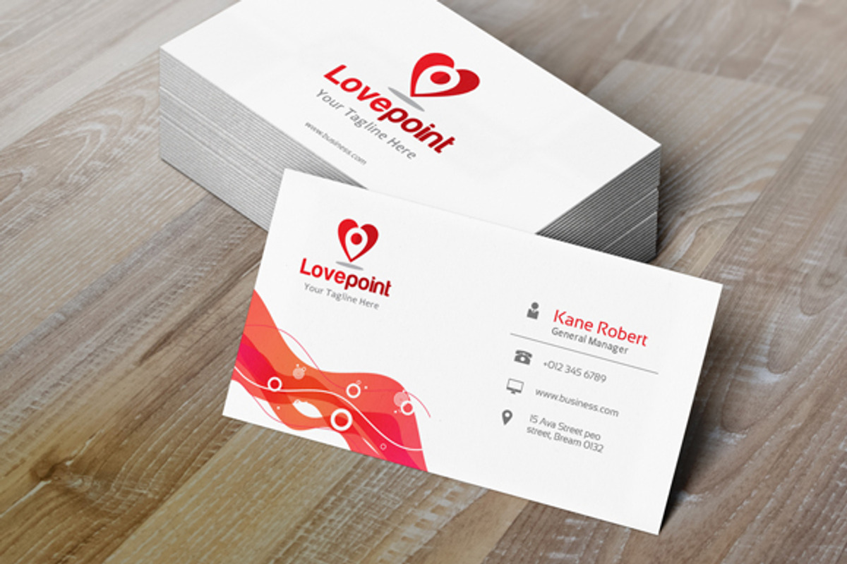 Love Point Logo Design / icon, a Branding & Logo Template by gunaonedesign